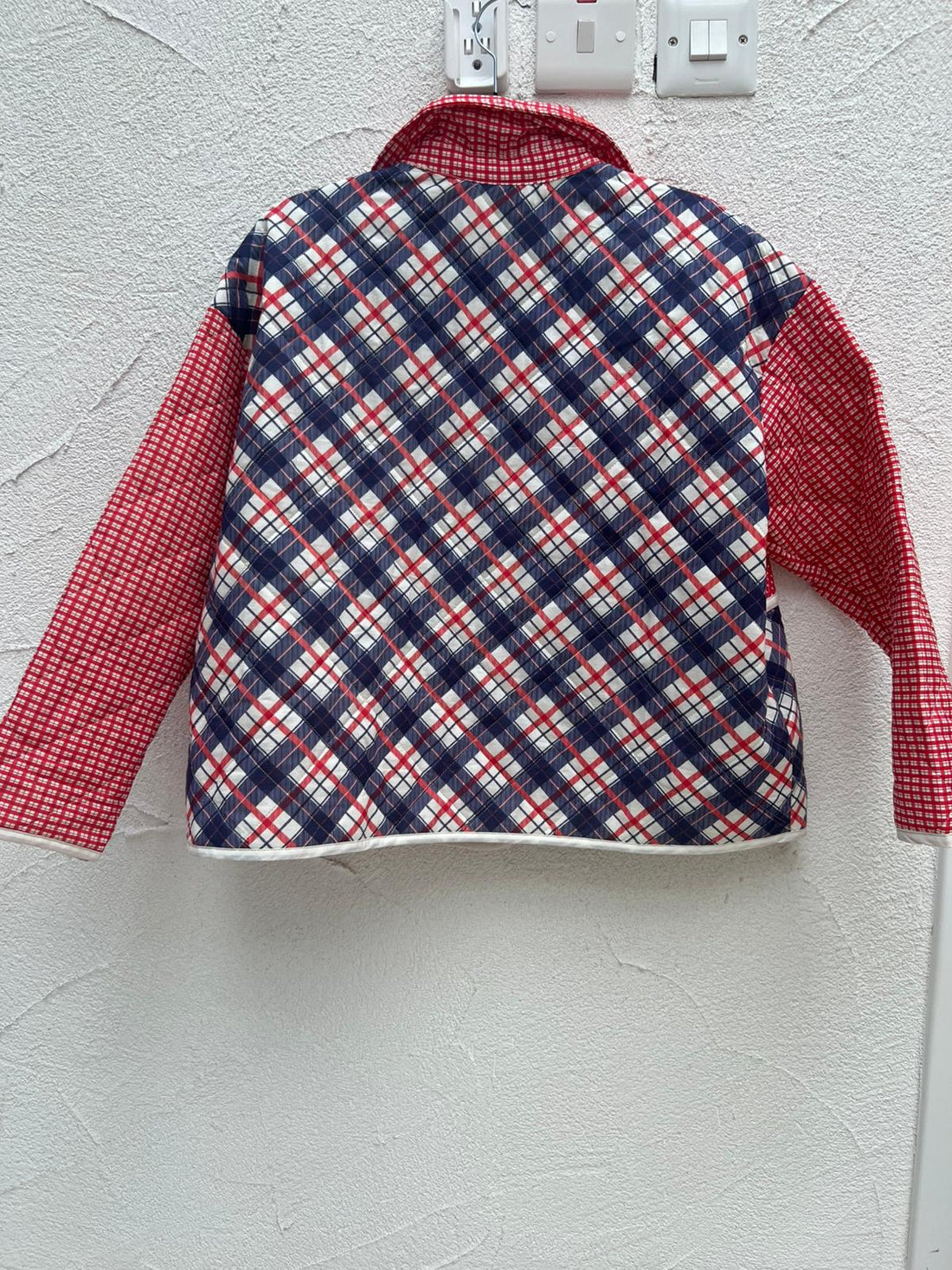 VESTE GILET - RED, WHITE & NAVY BLUE - 11950