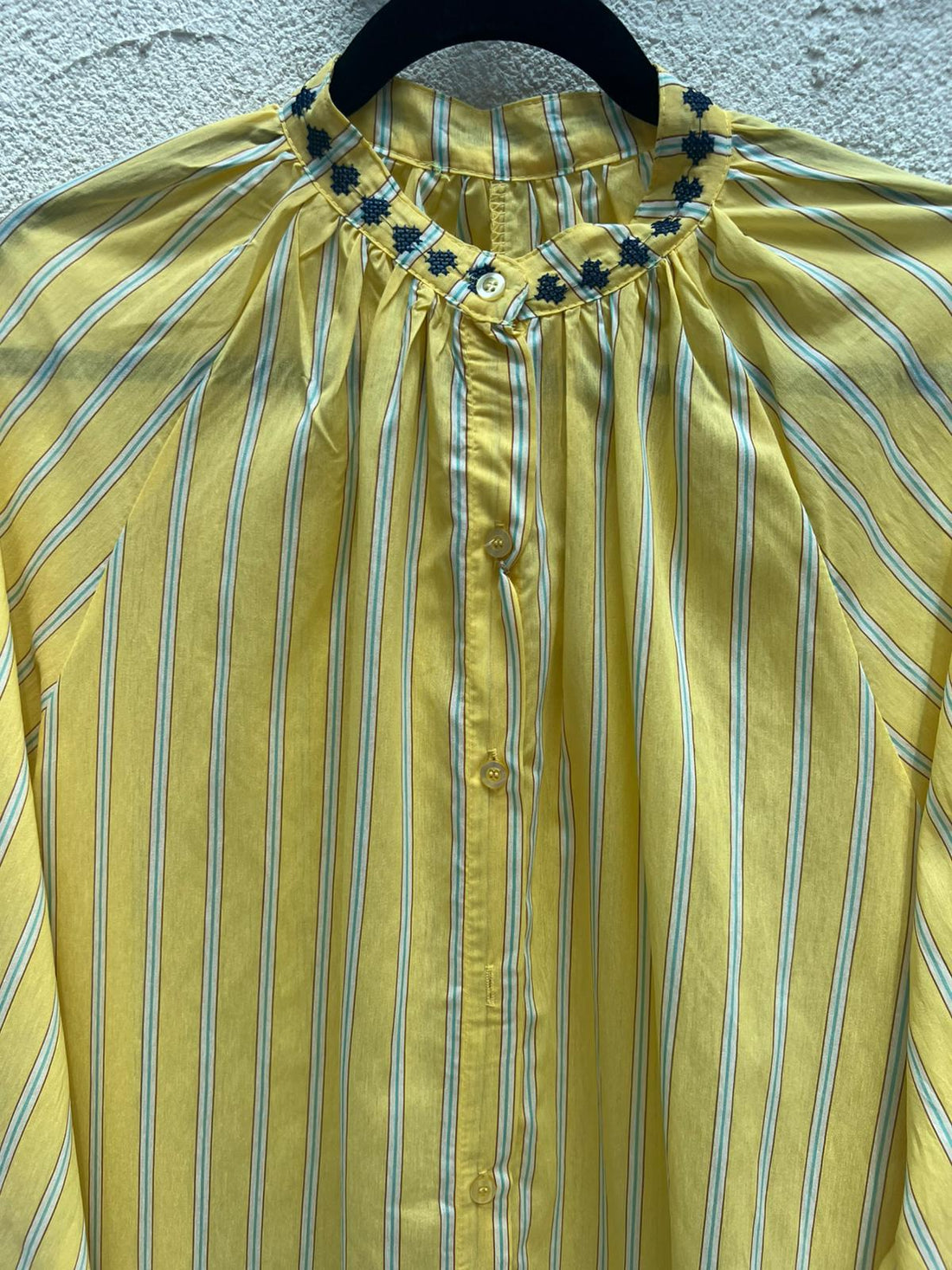 ROBE/DRESS - YELLOW & WHITE - ART-3836D-80020