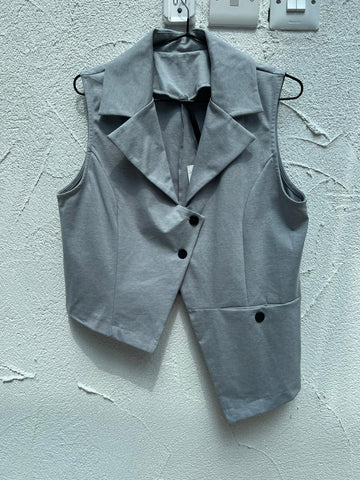 GILET DA DONNA - LIGHT GRAY - 9318