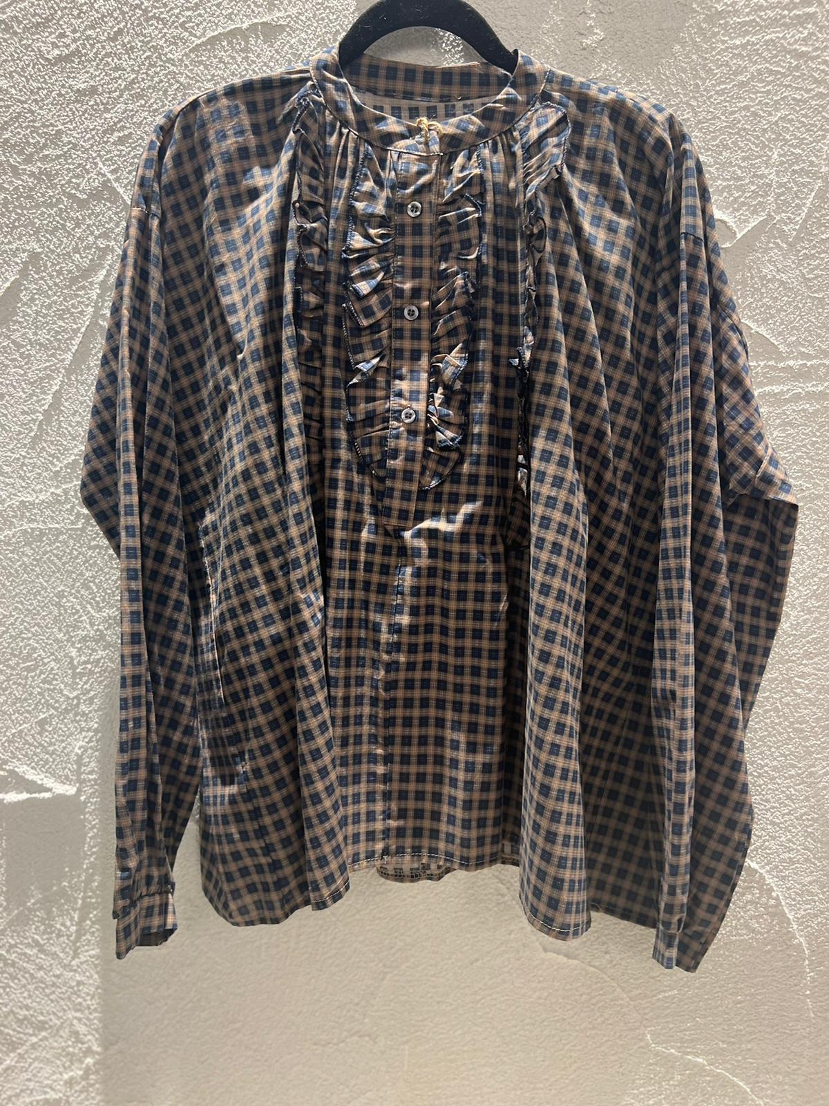 CHEMISE/TUNIQUE - BLUE & GRAY - 94933P