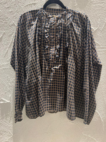 CHEMISE/TUNIQUE - BLUE & GRAY - 94933P