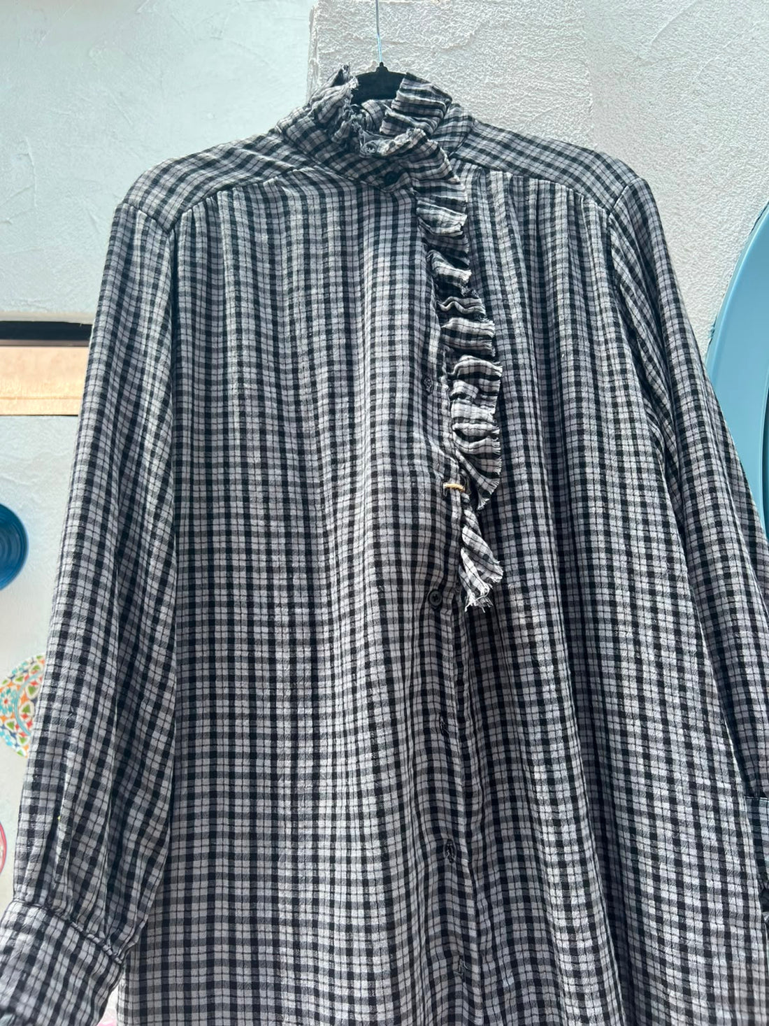 ROBE/DRESS - BLACK & GRAY - 83194