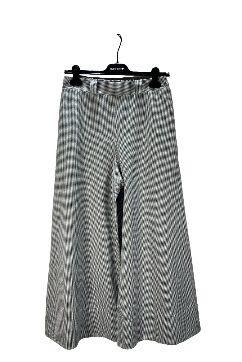 Doris Pant Vichy  Micro Vichy- W/Black