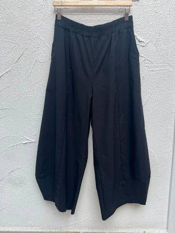 WOMEN TROUSERS - BLACK - 6123