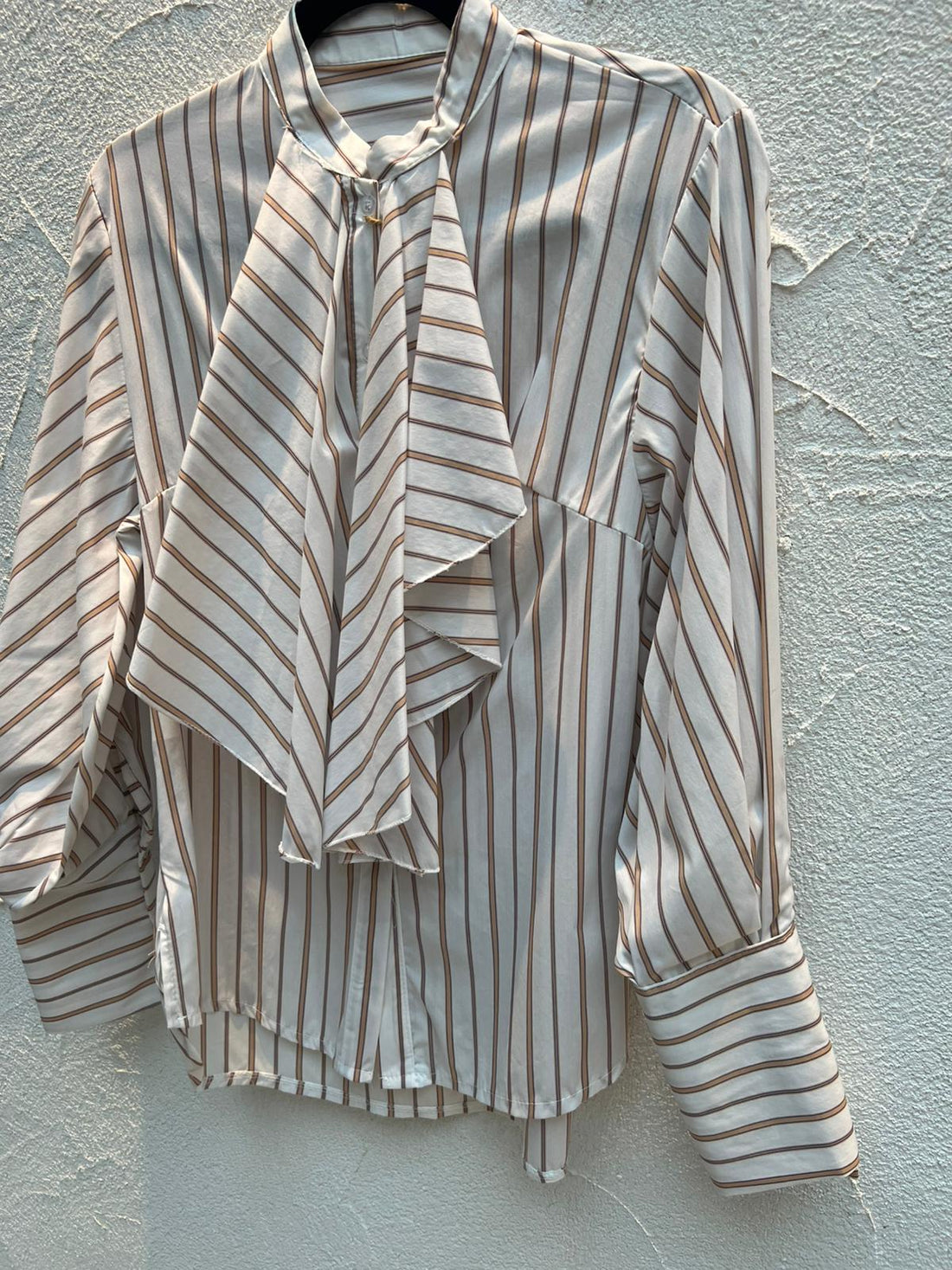 CAMICIA - BROWN & WHITE - H4744-C19