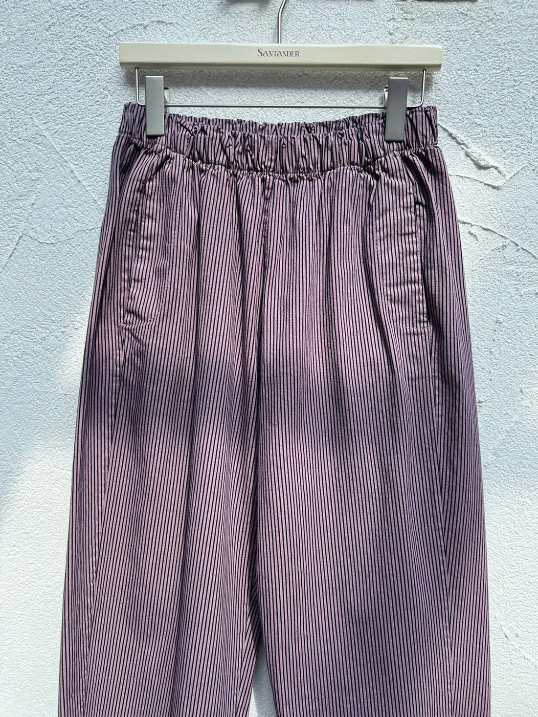 PANTALON - BLACK & PURPLE - P6276R