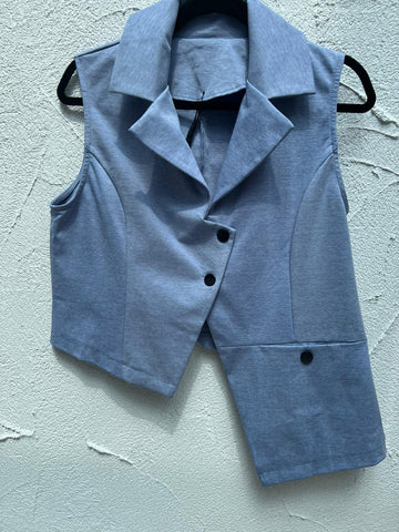 GILET DA DONNA - LIGHT BLUE - 9318
