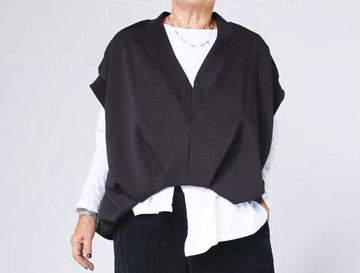 WOMAN GILET - BLACK - 125111