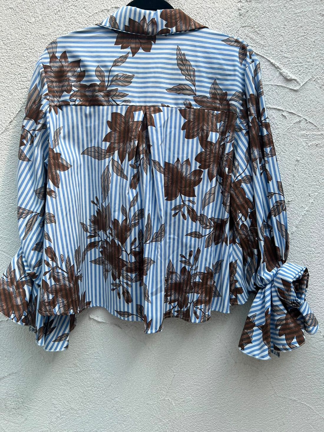 CAMICIA - SKY BLUE & WHITE WITH THICK LINES - 22021/12