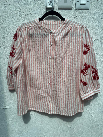 CHEMISE/ SHIRT - PINK & WHITE - 4822675
