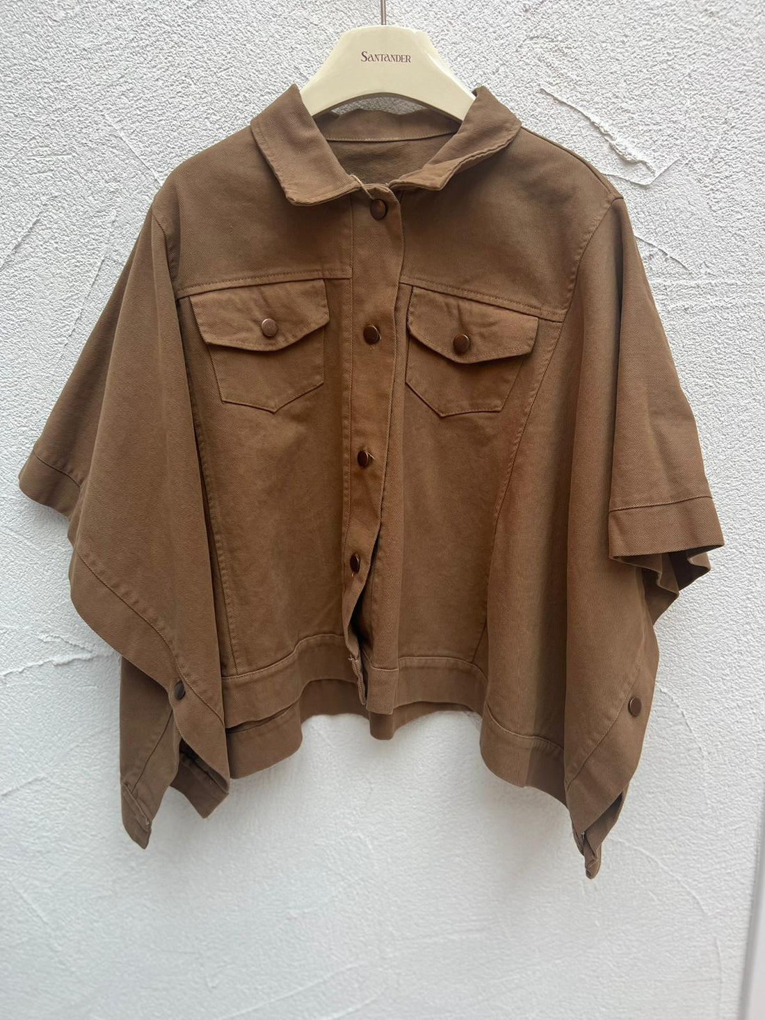 VESTE GILET - BROWN - 11848