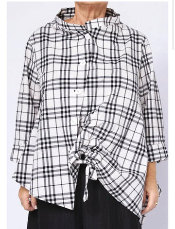 WOMEN'S JACKET - WHITE & BLACK - 250553