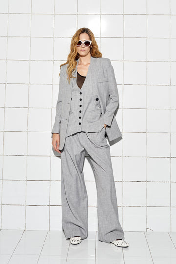 TROUSERS ART. LD1521 - Gray